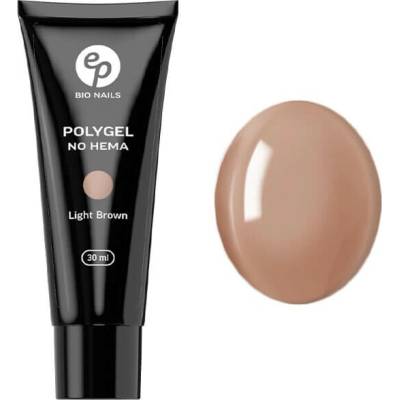 Bio Nails polygél No Hema v tube light brown 30 ml