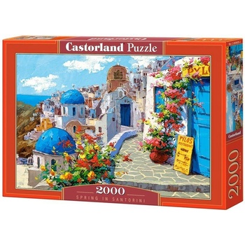 Castorland Spring in Santorini 2000 pcs Пъзел 2000 броя Изкуство (GXP-543530) (GXP-543530)
