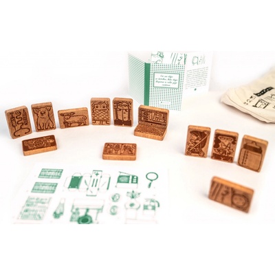 DWOOD Dům Pepiny s rodinou 13 ks