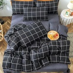 EmonaMall Двулицево спално бельо EmonaMall, 4 части - Модел S15895 (S15895-66666b)