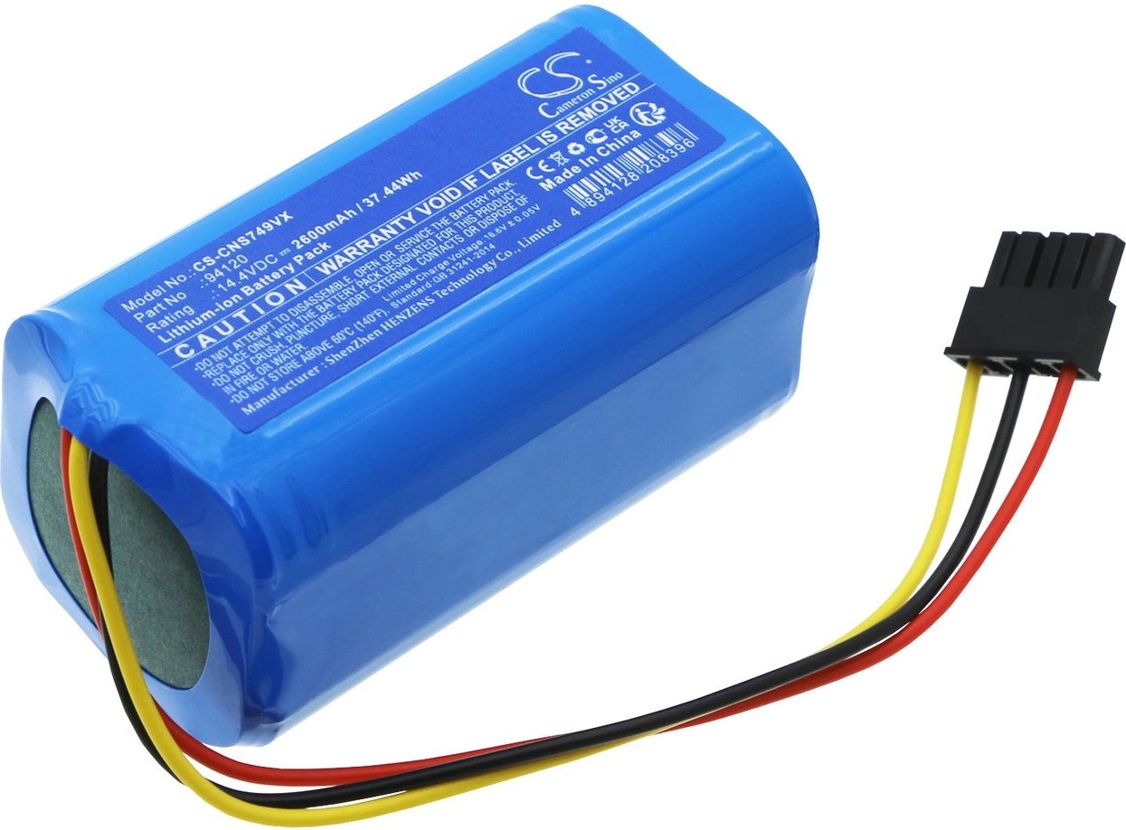 Cameron Sino Батерия за Cecotec Conga 7490 Ultimate, Conga 7490 Ultimate Genesis, 2600 mAh, Li-Ion (CS-CNS749VX)