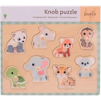 Jouéco the Wildies Family puzzle s úchyty
