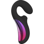 LELO Enigma Dual Stimulation Sonic Massager Black - superlove