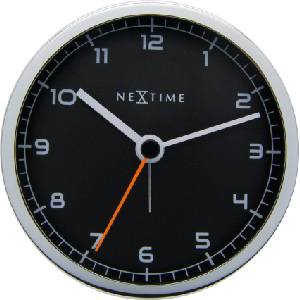 NeXtime Будилник Company черен циферблат (5194zw) Будилник