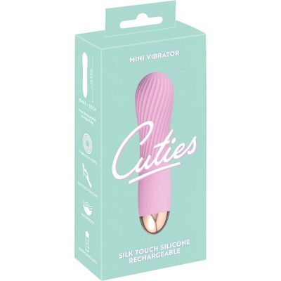 Cuties Mini - акумулаторен, водоустойчив, спирален вибратор (розов)