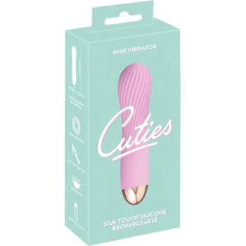Cuties Mini - акумулаторен, водоустойчив, спирален вибратор (розов)