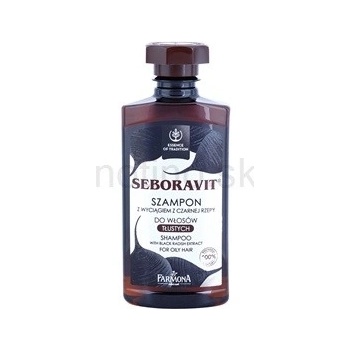 Farmona Seboravit šampón pre mastné vlasy a vlasovú pokožku Black Radish Extract 330 ml