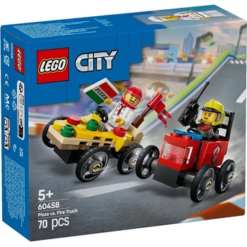 LEGO® City - Pizza vs. Fire Truck Race Car Pack (60458)