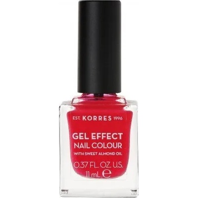 KORRES Лак с гел ефект с бадемово масло, Korres Gel Effect Nail Colour No 19 Watermelon 11ml