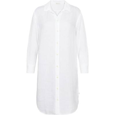 KnowledgeCotton Apparel Дамска рокля Knowledgecotton apparel Women's Classic Linen Dress - Bright White (134-0994-0413)