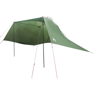 vidaXL Автомобилна палатка Зелено 350 x 250 cm Полиестер и стомана (42028551) Палатка