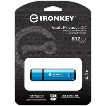 Image 1 of Kingston Ironkey Vault 50 512GB (IKVP50C/512GB)
