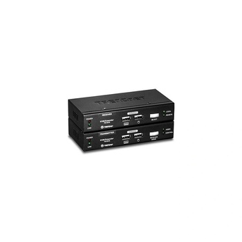 TRENDnet Превключвател KVM, TRENDnet, USB/VGA, черен (TK-EX4) (TK-EX4)