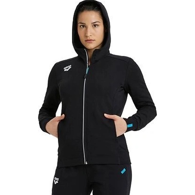Arena Women Team Hooded Jacket Panel Black