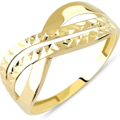 Lillian Vassago Designový celozlatý prsten LLV85 GR001