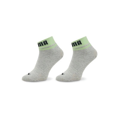 PUMA Комплект 2 чифта дълги чорапи мъжки Unisex New Heritage Quarter 2P 938021 Сив (Unisex New Heritage Quarter 2P 938021)