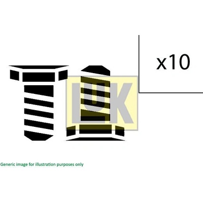 Schaeffler LuK Sada šroubů, setrvačník LUK (LK 411013312) | Zboží Auto