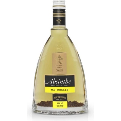 Metelka Absinthe Naturelle 60% 0,5 l (holá láhev) – Zboží Dáma