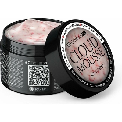 Excellent Pro Cloud Mousse stavební gel red flower 15g