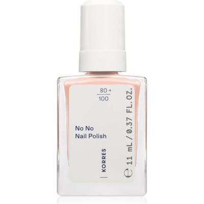 KORRES No No Nail Polish подхранващ лак за нокти цвят 20 Peach Blush 11ml