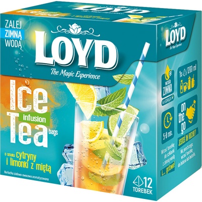 Loyd citrón limetka mäta 12 vrecúšok