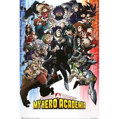 Grupo Erik Plagát My Hero Academia - Class 1-A and Class 1-B
