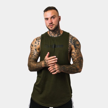 GymBeam Потник Cut Off Military Green XXL