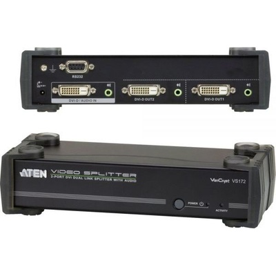 Aten VS-172 Video rozbočovač 1 PC - 2 DVI Dual Link+audio