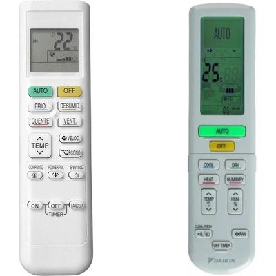 съвместим DAIKIN Ururu Sarara FTXZ25NV1B, FTXZ35NV1B, FTXZ50NV1B, FTXZ35, RXZ35N - заместител дистанционно управление (Ururu Sarara FTXZ25NV1B, FTXZ35NV1B, FTXZ50NV1B, FTXZ35, RXZ35N)