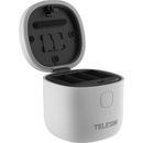 Nabíjačky ku kamerám Telesin 3 Slots Battery Charger Storage Box TF Card Reader Case for GoPro Hero 9 / Hero 10 GP-BTR-904-GY
