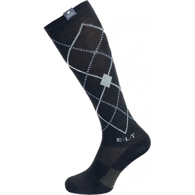 ELT Podkolenky Argyle pár black stone blue – Zboží Dáma