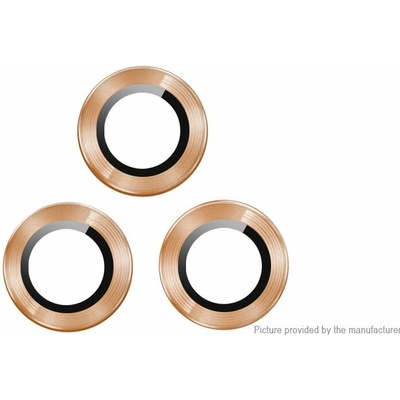 Sklíčko zadnej kamery s rámom Iphone 11 pro,Pro 11 max Gold