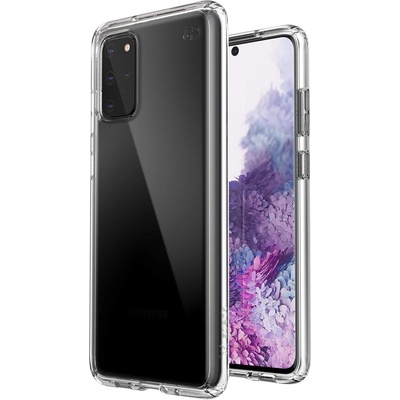 Speck Presidio Perfect Clear Case - удароустойчив хибриден кейс за Samsung Galaxy S20 Plus (прозрачен)