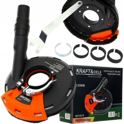 Kraft&Dele KD1975 Protiprachový odsávací kryt na uhlovú brúsku 125mm