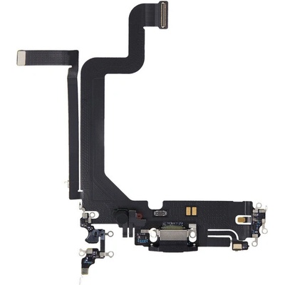 AppleKing nabíjací a audio flex konektor na Apple iPhone 14 Pro Max - čierna