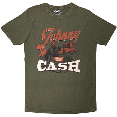 Johnny Cash Desert Cowboy Stone Wash Green L Риза (JCSTNW27MGR03)