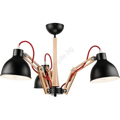 LAMKUR Плафон MARCELLO 3xE27/60W/230V за таван (LA34560)