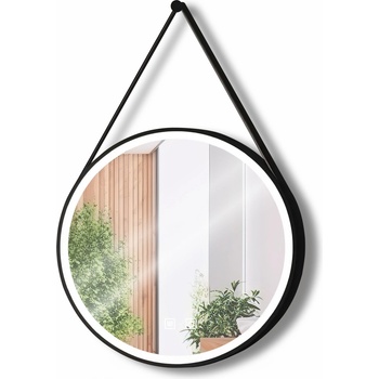 Tutumi Кръгло LED огледало, висящо на каишка 80cm 105 (HOM-02698)