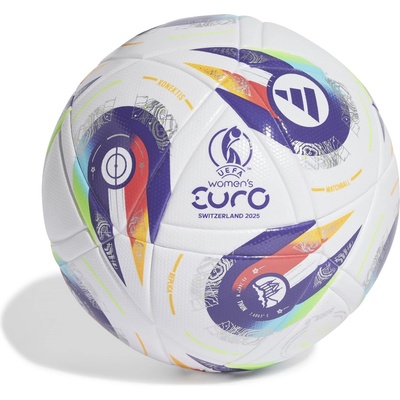 Adidas Euros 2025 League Ball Adults - White/Purple