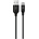 Ttec Кабел ttec - AlumiCable XL, USB-A/USB-C, 2 m, черен (8694470667249)