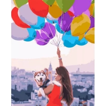 Image 1 of Жената с балоните 40/50 см