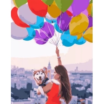 Жената с балоните 40/50 см