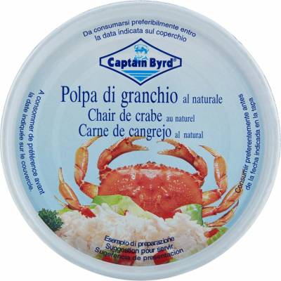 Captain Byrd krabie mäso vo vlastnej šťave 200g