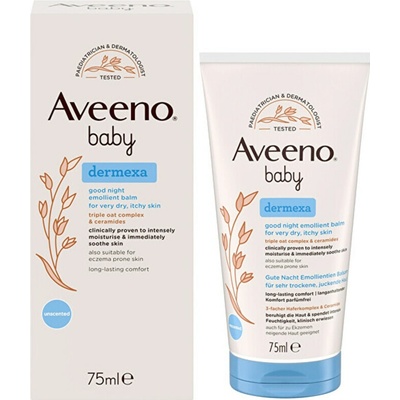 Aveeno Emolienčný balzam na dobrú noc Baby Dermexa Emollient Balm 75 ml