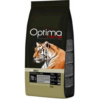 Optimanova dospělé kočky kuře s rýží 6 kg