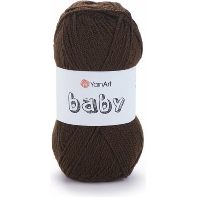 Yarn Art příze Baby 1182 hnědá