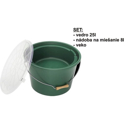 SPORTS Vedro, miska, poklop - na krmivo 25l