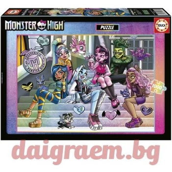 Image 1 of Educa Пъзел educa 19703 - 1000 части - Монстър Хай (edu19703)
