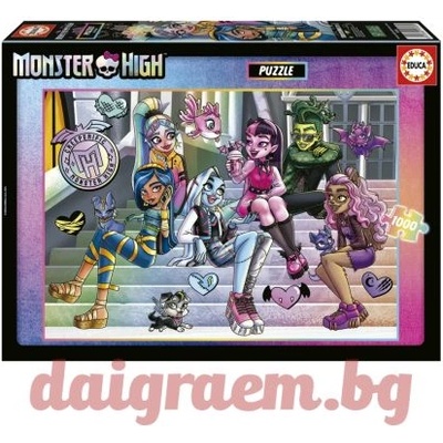 Educa Пъзел educa 19703 - 1000 части - Монстър Хай (edu19703)