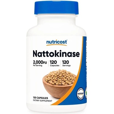 Nutricost Nattokinase, 120 капсули, Nutricost (67337 (450101) NC)